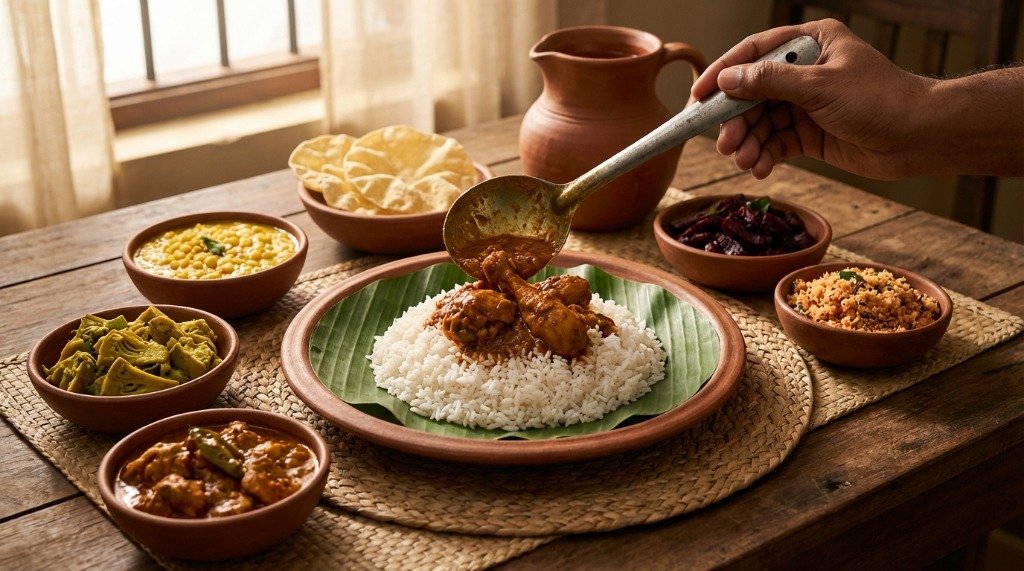 Sri Lankan Rice and Curry Recipe | Authentic Traditional Lunch